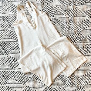 Small Victorias Secret Jumpsuit One Piece Thermal Pajamas Wide Leg Crop Pantsuit